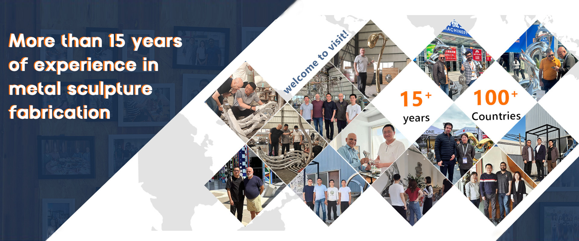 Kualitas Patung Logam Luar Ruang pabrik