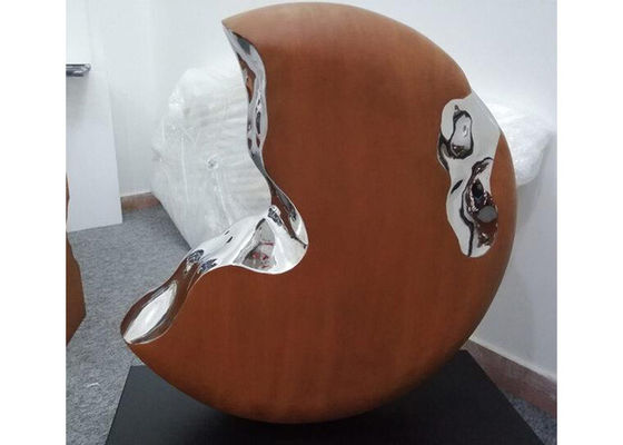 Harga yang bagus Dekorasi Taman Corten Steel Sculpture Dengan Ukuran Biasa Tinggi 150cm on line