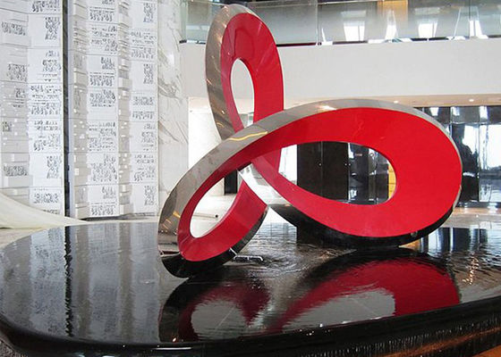 Harga yang bagus Custom besar seni modern publik patung stainless steel komersial on line