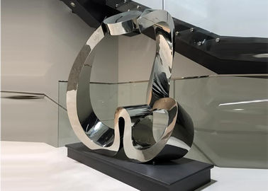 Harga yang bagus Abstrak berbentuk hati luar patung logam Modern OEM / ODM tersedia on line