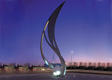 Harga yang bagus Urban Square Dekorasi Patung Logam Luar Ruangan Besar Stabilitas Korosi on line