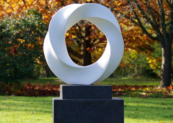 Harga yang bagus Patung besar logam kontemporer taman Stainless Steel 160cm untuk dekorasi on line