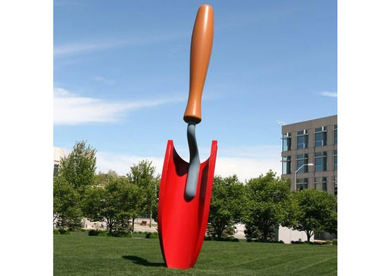 Harga yang bagus Disesuaikan besar dicat luar patung logam, Stainless Steel patung taman on line