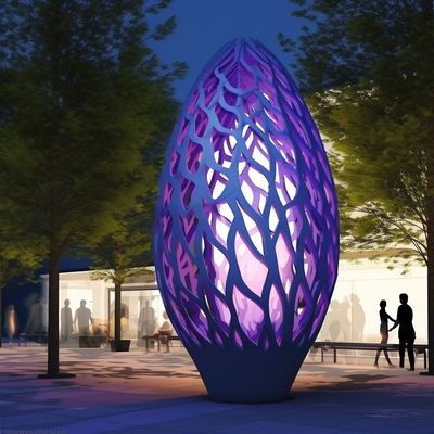 Harga yang bagus Patung Seni Cahaya Logam Meningkatkan Ruang Luar dengan Keindahan dan Cahaya on line