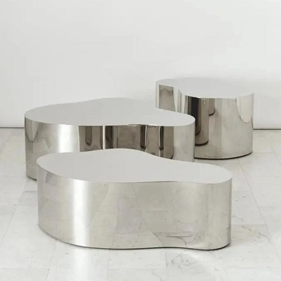 Harga yang bagus Furniture stainless steel kursi meja patung taman / taman / alun-alun / pusat perbelanjaan / dekorasi hotel on line