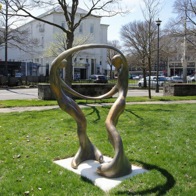 Harga yang bagus Custom Life Size Metal Casting Menari Putri duyung Perunggu Taman Seni Patung on line