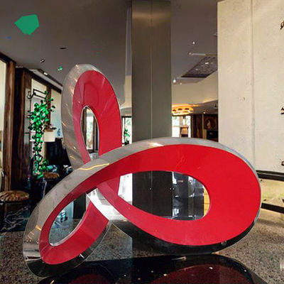 Harga yang bagus Seni Publik Abstrak Komersial Besar Modern Patung Baja Tidak Berlemak on line