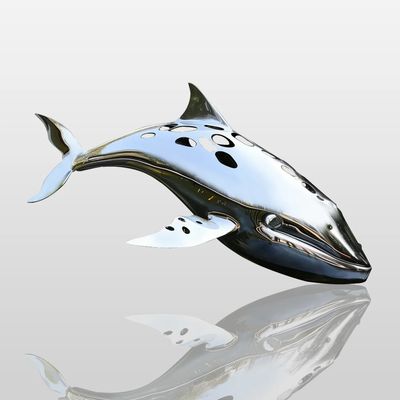 Harga yang bagus Customized Hollow-Out Leaping Whale Art Statue, Outdoor Water Feature Centerpiece on line