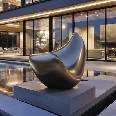 Harga yang bagus Abstract Bronze Sculpture, Large Outdoor Art Statue for Modern Garden on line