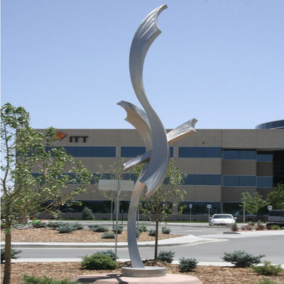 Harga yang bagus Painted Finish Stainless Steel Patung Taman Seni Dekorasi Gaya Modern on line