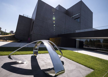 Harga yang bagus Cermin Selesai Unik Kontemporer Outdoor Metal Sculpture Untuk Dekorasi Square on line