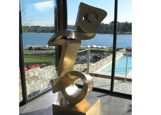 Harga yang bagus Fabrikasi Patung Stainless Steel Fabrikasi Seni Dekorasi Logam Modern on line