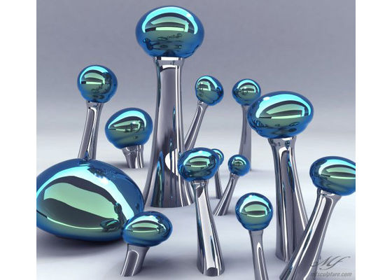 Harga yang bagus Dekorasi Interior Patung Stainless Steel Dipoles 2.5mm Ketebalan on line