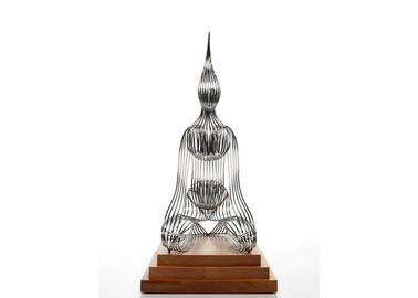 Harga yang bagus Duduk Patung Stainless Steel Patung Abstrak Kontemporer Patung Patung on line