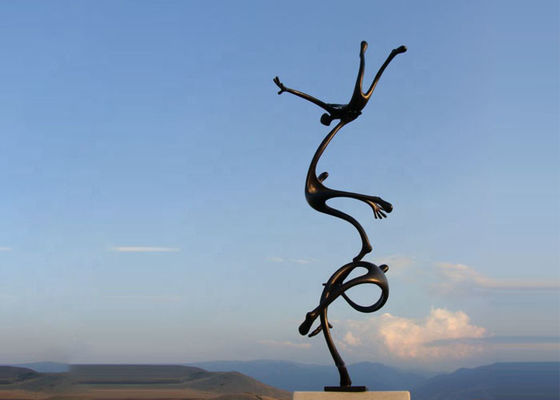 Harga yang bagus Dekorasi Seni Modern Dekorasi Patung Perunggu Kustom Bronze Dancer Statue on line