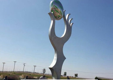 Harga yang bagus Patung Stainless Steel Besar, Dekorasi Seniman Patung Logam Luar Ruangan on line