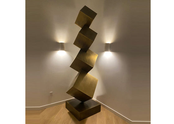 Harga yang bagus Besar abstrak pengecoran patung perunggu, Yard, Patung-patung taman luar ruangan on line