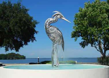 Harga yang bagus Manusia hidup di luar ruangan Stainless Steel Fountain Derek Patung untuk Taman on line