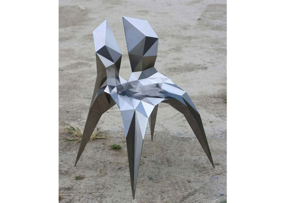 Harga yang bagus Patung Furnitur Stainless Steel 316L Outdoor Dan Indoor Tinggi 100cm on line