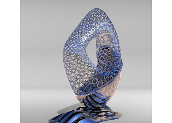 Harga yang bagus Dekorasi Luar Ruangan Abstrak 316 Patung Perahu Layar Stainless Steel on line