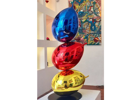 Harga yang bagus Dekorasi Rumah Patung Balon Fiberglass Selesai Warna Yang Berbeda on line