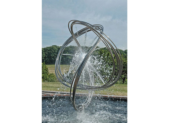 Harga yang bagus 250cm Tinggi Dekorasi Luar Ruangan Air Mancur Stainless Steel 316 on line