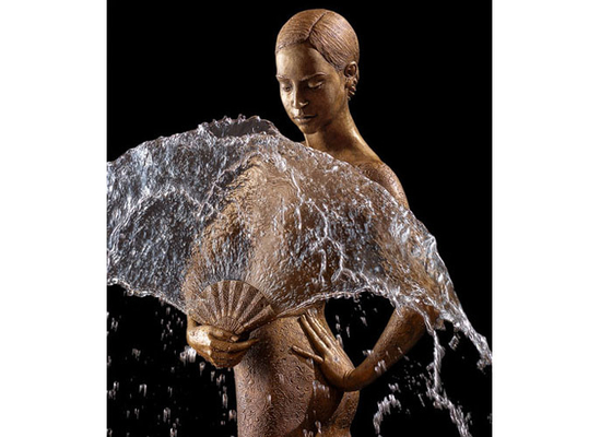 Harga yang bagus Outdoor Public Decoration Bronze Ballerina Water Fountain Dengan Ukuran Tinggi 180cm on line