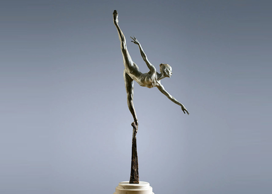Harga yang bagus Modern Outdoor Public Decorative Ballerina Wanita Patung Perunggu on line