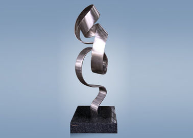 Harga yang bagus Bentuk Khusus Stainless Steel Patung Abstrak / Patung Yard Abstrak on line