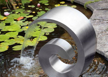 Harga yang bagus Fitur Cascade Water Stainless Steel Gaya Modern Untuk Dekorasi Rumah on line