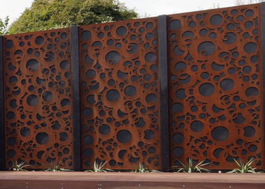 Harga yang bagus Rusty Finish Besar Luar Dinding Logam Patung OEM / ODM Dapat Diterima on line