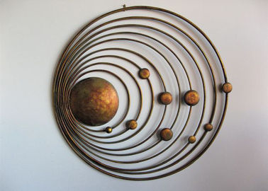 Harga yang bagus Laser Cut Kontemporer Logam Wall Art Patung Untuk Dekorasi Rumah Modern on line