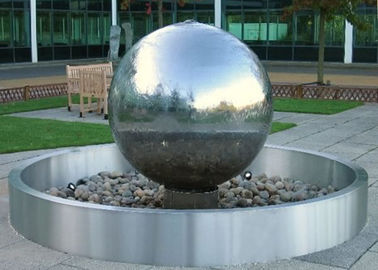 Harga yang bagus Fitur Bola Air Stainless Steel / Fitur Air Stainless Steel Sphere Untuk Taman on line