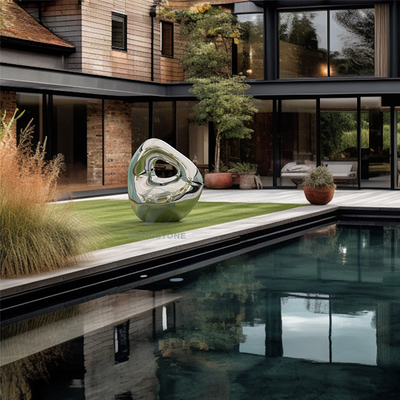 Harga yang bagus Modern Mirror Polished Sculpture untuk Lanskap Perkotaan on line