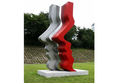 Harga yang bagus Dekorasi besar Stainless Steel Wajah Patung Stabilitas Korosi Warna Kustom on line
