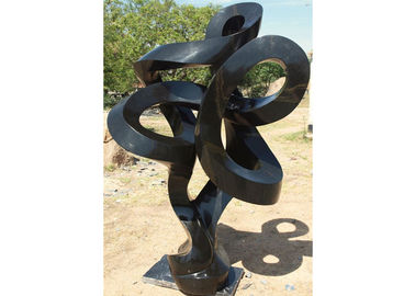 Harga yang bagus Anti Korosi Modern Stainless Steel Patung Abstrak Dekorasi Luar Ruangan on line