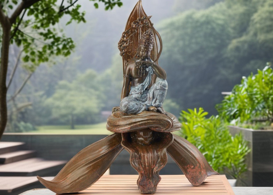 Harga yang bagus Patung Buddha Kuningan Antik Koleksi Siting Perunggu Patung Buddha Metal Artwork Perunggu Casting on line