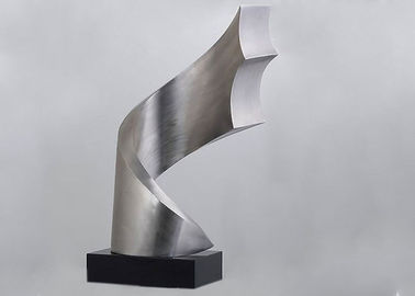 Harga yang bagus Gaya Modern Stainless Steel Seni Dekorasi Patung Logam Untuk Indoor on line