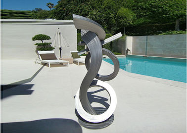 Harga yang bagus Brushed Craft Patung Stainless Steel Seni Dekorasi Rumah Kolam renang Taman on line