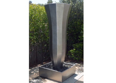 Harga yang bagus Fitur Air Stainless Steel Tinggi 200cm / Air Mancur Luar Stainless Steel on line