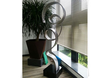 Harga yang bagus Ukuran kustom Stainless Steel Patung Luar Abstrak Logam Seni Dekorasi Rumah on line
