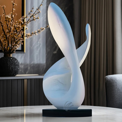 Harga yang bagus Handcrafted Modern Decor Elegant Serat Kaca Sculpture elegan on line