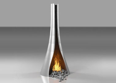 Harga yang bagus Modern Brushed Finish Fire Pit Desain Modern Untuk Dekorasi Taman / Rumah on line