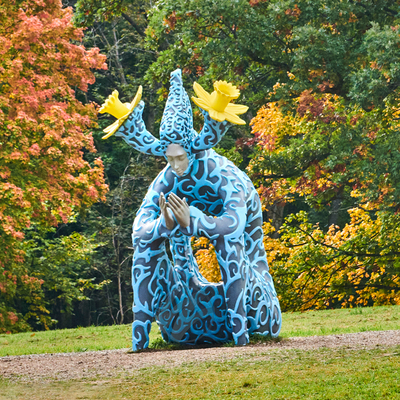 Harga yang bagus Large Outdoor Botanical Sculpture - Fiberglass Nature-Themed Art Installation for Gardens on line