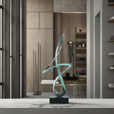 Harga yang bagus Modern Elegant Metallic Art Sculpture High-End Dekorasi Patung untuk Desain Interior on line