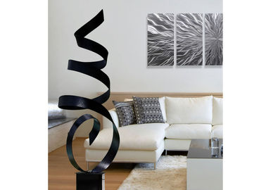 Patung Pita Logam Painted Abstrak Modern Untuk Dekorasi Interior