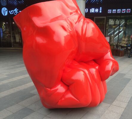 Harga yang bagus Produsen/Pabrik Patung Tinju Fiberglass Dekoratif Kustom Ukuran Sebenarnya Patung Logam on line