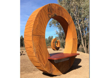 Harga yang bagus Forging Bench Design Corten Garden Sculpture Untuk Dekorasi, ODM Tersedia on line