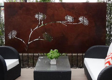 Harga yang bagus Modern Corten Steel Rusty Logam Wall Art Panel Patung, Metal Wall Art Patung on line