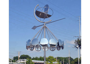 Harga yang bagus Wind Kinetic Modern Stainless Steel Sculpture, Patung Taman Baja Luar Ruangan on line